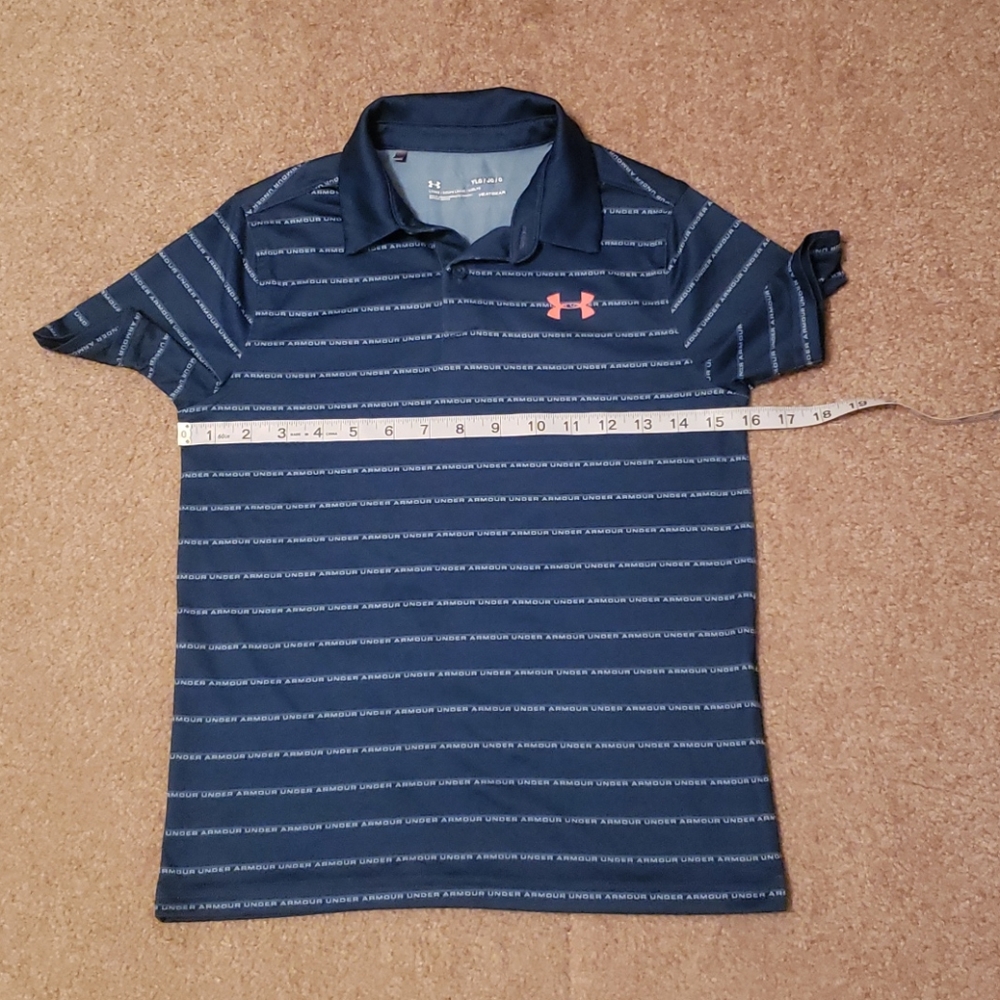 Under Armour Boys Printed Polo Shirt - Picture 9 of 12
